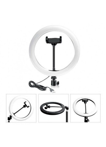 Кільцева світлодіодна кольорова лампа RGB LED MJ33 Набір блогера селфі кільце зі штативом Мультиколор Ring Light (315341772)
