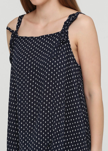 Тёмно-синяя блуза Mango