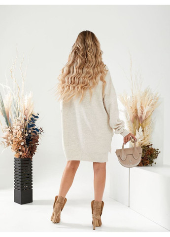 Бежевий жіночий светр-туніка туреччина Osoblyva