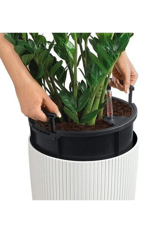 Вазон CILINDRO Color 32 Белый 13950 Lechuza (316618977)