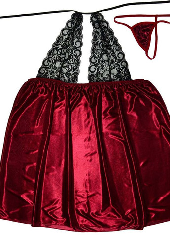 Сексуальний спокусливий еротичний пеньюар (плюс-сайз) - еротична білизна NDS (367583327)