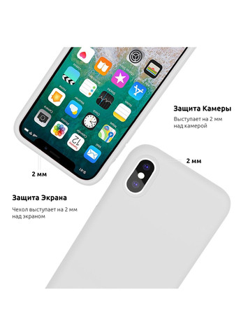 Панель Silicone Case для Apple iPhone SE 2022/2020/8/7 Lavender Grey (ARM54225) ORIGINAL (265532947)