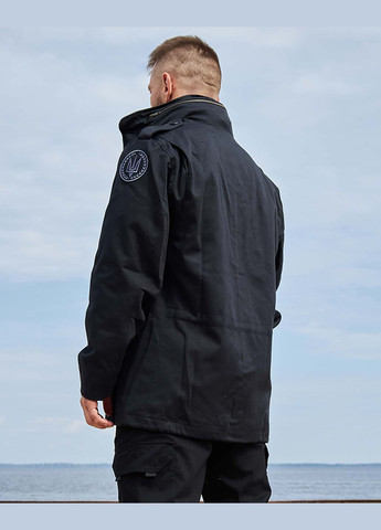 Чорна демісезонна куртка m-65, чорна з українськими нашивками 2xs Olymp 22-PM-M65-H-KH