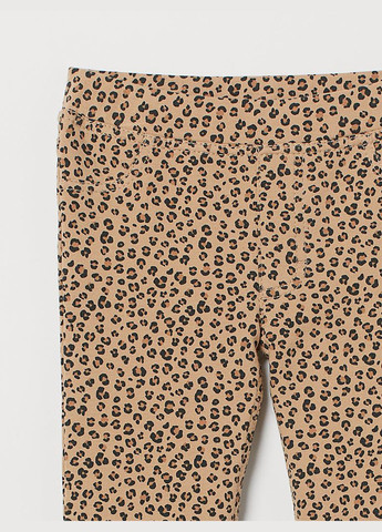 Бежевые демисезонные леггинсы H&M