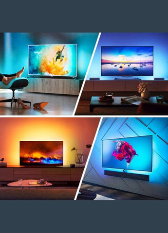 Светодиодная лента 2м SMD 5050 RGB LED IP65 с пультом и блоком питания USB No Brand (327875116)