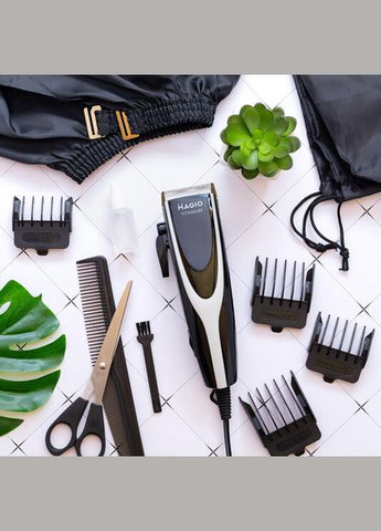 Машинка для стрижки МG-184 25Вт/4нас/керамика+титан/в компл.накидка+чехол Magio (324621196)