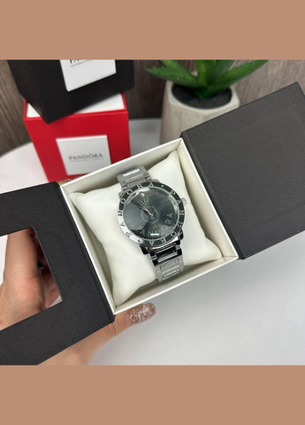 Жіночі кварцові наручні годинники металеві з подарунковою коробкою Pandora срібні (sku_1726С) No Brand (346078133)