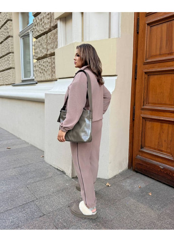 🔥Стильний прогулянковий костюм двійка (штани + кофта), двосторонній теплий фліс — ЗАМІРИ В ОПИСІ🔥 DK/DL Мода без кордонів (370493397)