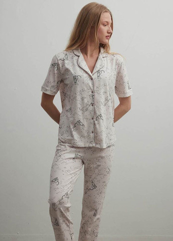 Кремовая всесезон пижама Hays