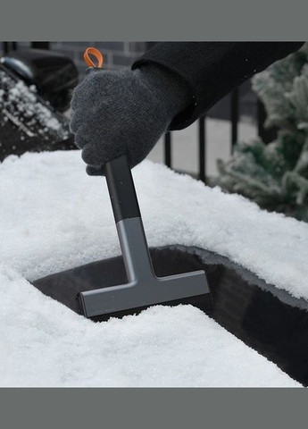 Автомобильный скребок для льда и снега Baseus от Xiaomi, для удаления снега на стекле, из ТПУ, черный No Brand (329194616)