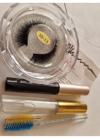 Набір ОРИГІНАЛ багаторазові вії + підводка для надягання: Чорна + Прозора Magnetic Lashes (366668530)