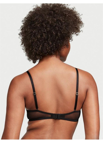Чёрный бюстгальтер very sexy Victoria's Secret с косточками