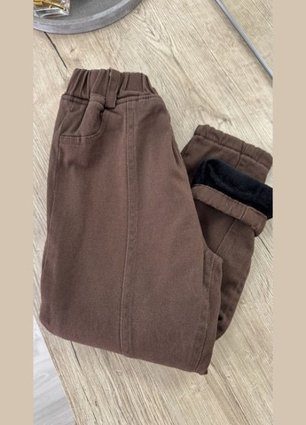 Коричневые праздничный, коктейльный, спортивные, повседневный, карнавальный, джинсовые, нарядные, классические, домашние, пляжный, кэжуал зимние брюки джоггеры, классические, зауженные, галифе, прямые BabyStyle