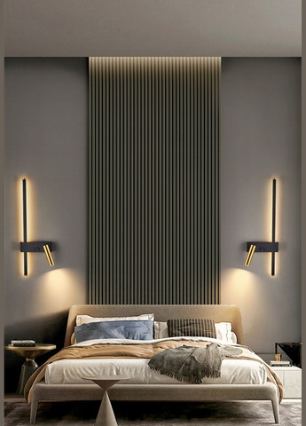 Бра LED 27569 Чорний 50х16х10 см. Sunnysky (364494347)