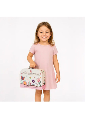 Дитячий ігровий набір іграшковий посуд чайний сервіс з десертами в валізці для дітей дівчаток 25,5x10x19 см (481384-Prob) Unbranded (361306301)