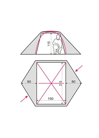 Намет Omega 2 Khaki Terra Incognita (316533325)