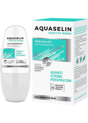 Антиперспірант Sensitive Women Deo, 50 мл Aquaselin 5900116043753.0 (369619650)