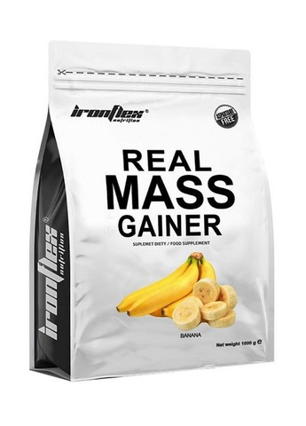 Real Mass Gainer 1000 g /13 servings/ Banana Ironflex (285786180)