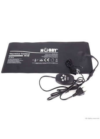 Нагрівальний мат із контролером, водонепроникний Thermica Control 36W IP67, 45x20см Hobby (327433077)