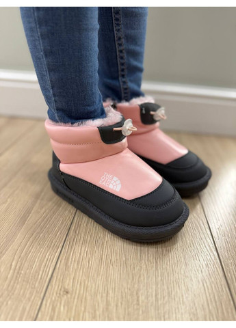 Дитячі зимові дутики з хутром, водонепроникні, гнучка підошва No Brand (367189296)