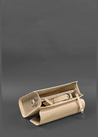 Женская кожаная сумка-кроссбоди Lola светло-бежевая (A-027945) BlankNote (327874145)