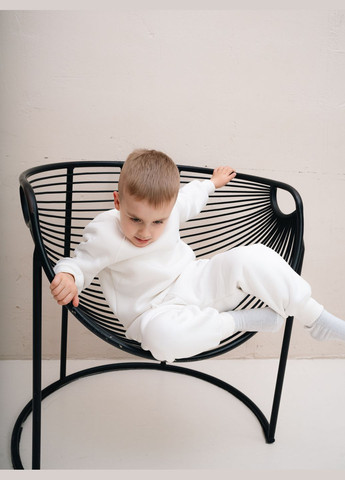 Молочний демісезонний костюм дитячий утеплений it’s me з кишенями молочний брючний It's ME ONE