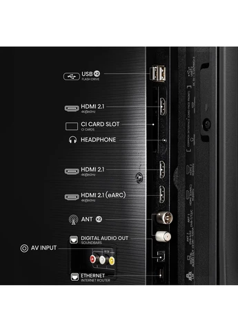 Телевізор 75E7Q 75" QLED 4K (20016418) EU [144186] Hisense (400894880)