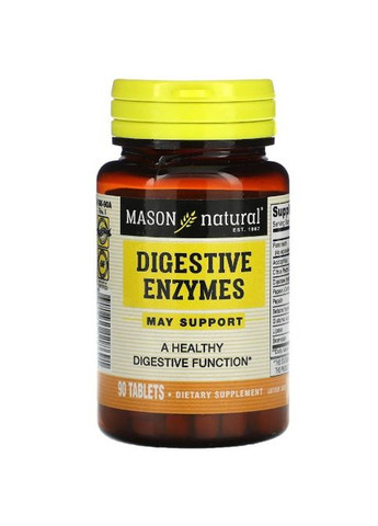 Digestive Enzymes 90 Tabs Mason Natural (288050759)
