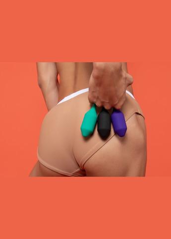 Анальна пробка із зміщеним центром ваги Snug Plug 2, силіконова, зелена B-Vibe (332201547)