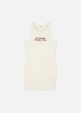 Молочное платье Primark