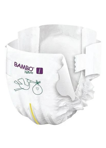 Еко Підгузки на липучках Nature 1 (2-4 кг), 22 шт. Bambo 1000019251 (366578359)