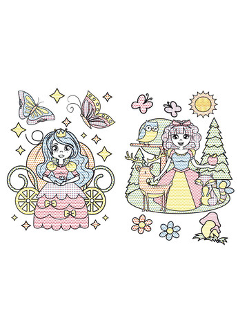 Принцеси. Великі водяні розмальовки Кристал Бук F00021842 (360999315)