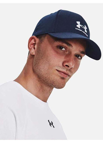 Кепка UA Mens Sportstyle Lockup Adj Синій Under Armour (333959337)