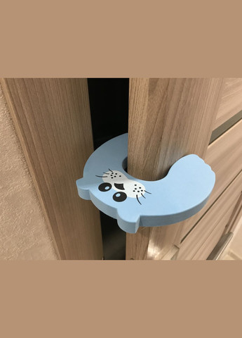 Блокатор для дверей Стопор на двері, 6 шт, 10 см. х 10 см. х 1,3 см Вид 1 LELUNO (313286449)