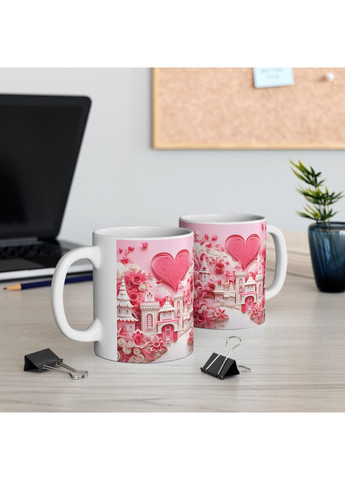 Керамічна чашка з дизайном "Місто закоханих" - 4 No Brand (368671625)