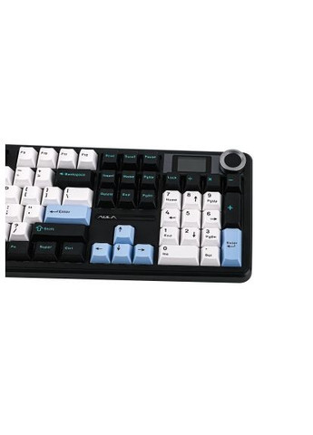 Клавіатура (6978080501295) Aula F108 Pro Wireless/Bluetooth UA Black/Blue (368969109)