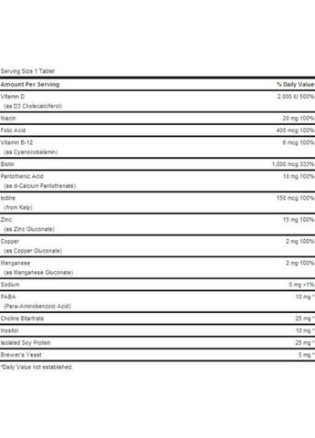 Puritan's Pride VITAMINS for the HAIR 60 Tabs Puritans Pride (314952989)