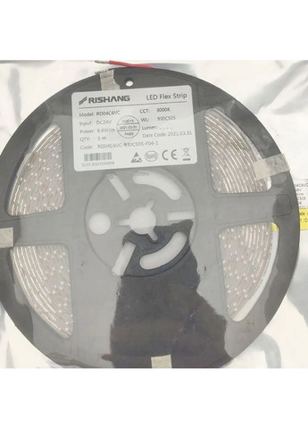 LED стрічка RD04C6VC, 3000К, 8,6W, 2014 SMD, 126 шт, IP33, 24V, 745LM RISHANG (370971860)