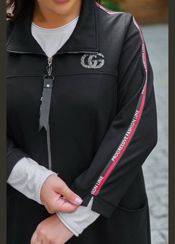 Черный демисезонный кардиган Tatiana