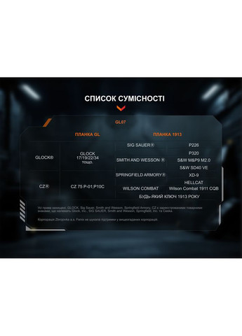 Ліхтар до пістолета GL07 Fenix (368669662)