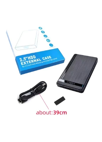 Корпус кишеня для жорсткого диска 2.5" SATA на USB 3.0/Type-C для SSD/HDD No Brand (337171830)