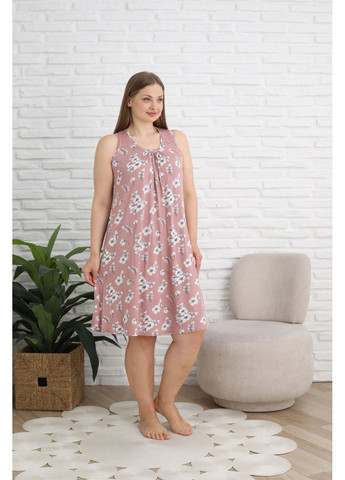 Женская сорочка на широких бретельках Plus Size Nicoletta (365720448)