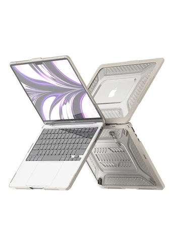 Накладка TPU+PC Hex Shield for MacBook Pro 14" 2025/2024/2023/2021 （A3434/A2442/A2779/A2918/A2992） Grey No Brand (391209969)