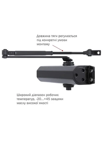 Доводчик 2000 D-2055V BLACK Ryobi (389151396)