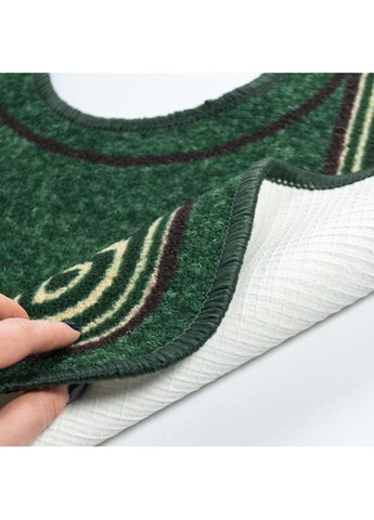 Коврик в туалет Taba 223-1D 57х80 см темно-зелений No Brand (364969206)