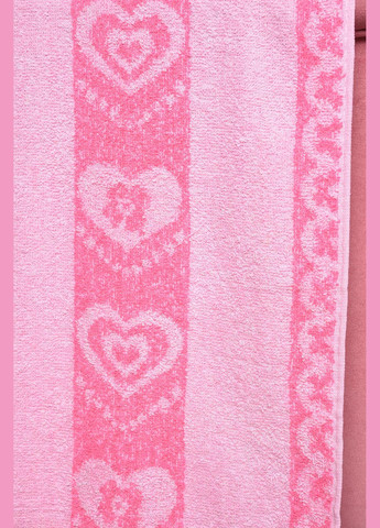 Let's Shop полотенце кухонное махровое розового цвета однотонный розовый производство - Турция