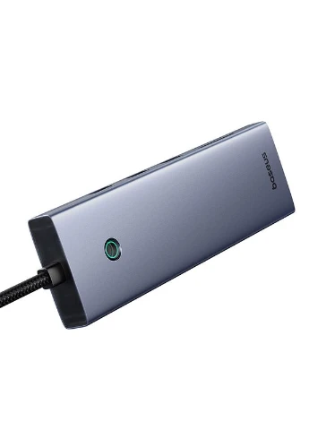 USB-хаб HUB Docking Station Space Grey（Type-C to HDMI4K@60Hz*1+VGA*1+USB Baseus UltraJoy Series 10-Port (385665453)