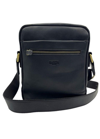 Сумка барсетка мужская из натуральной кожи черная нубук 0519-30 Karya (366891326)