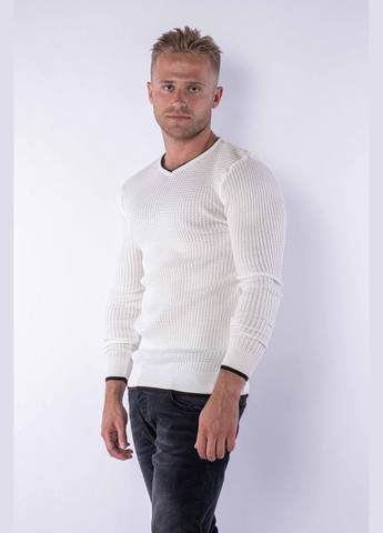 Молочний демісезонний пуловер (молочний) Time of Style