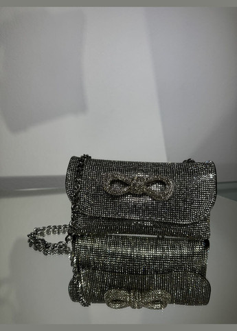 Праздничный клатч с камешками и бантом. No Brand (322414655)